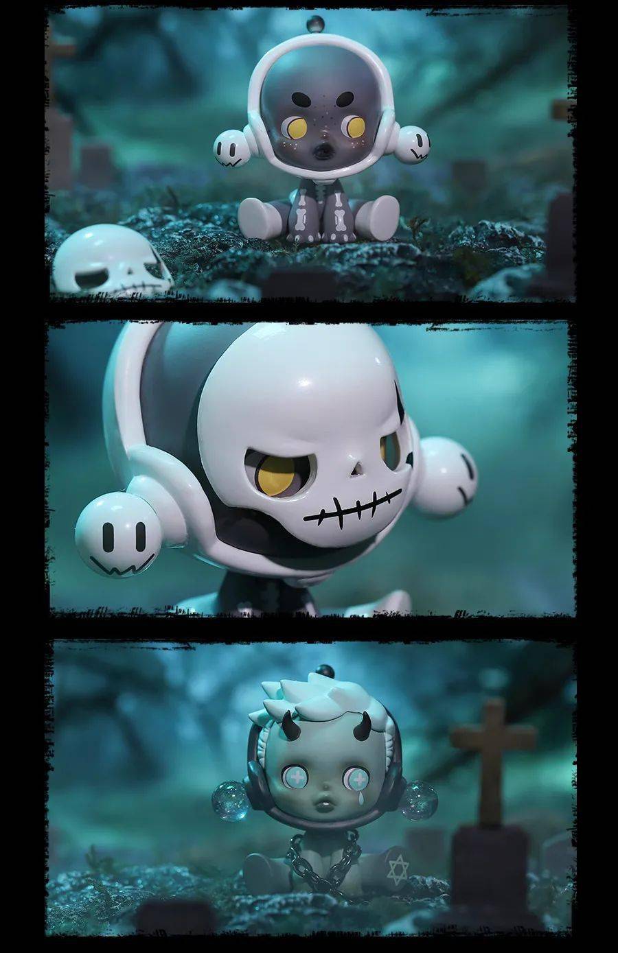 泡泡玛特|新品skullpanda密林古堡夜游之旅 即日起开始报名