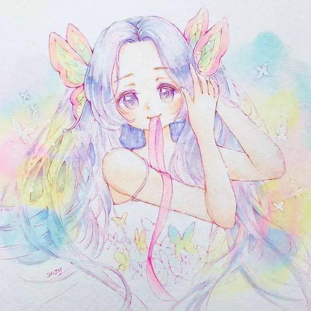 马克笔手绘|一组超级萌的手绘,小女生的画风太萌啦