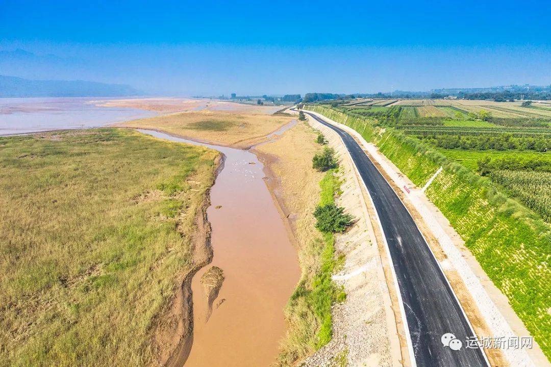 与大河共舞运城黄河一号旅游公路大道通衢绘盛景