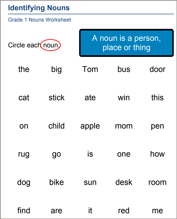 common noun造句