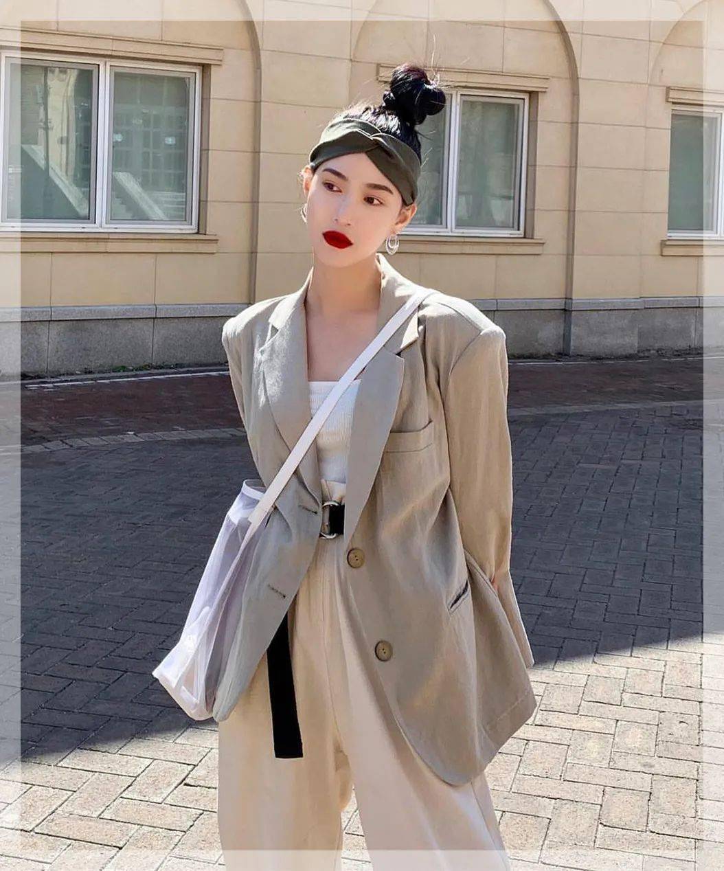 钟楚曦|南韩钟楚曦的「大佬风」穿衣模板，显高显瘦太绝了！