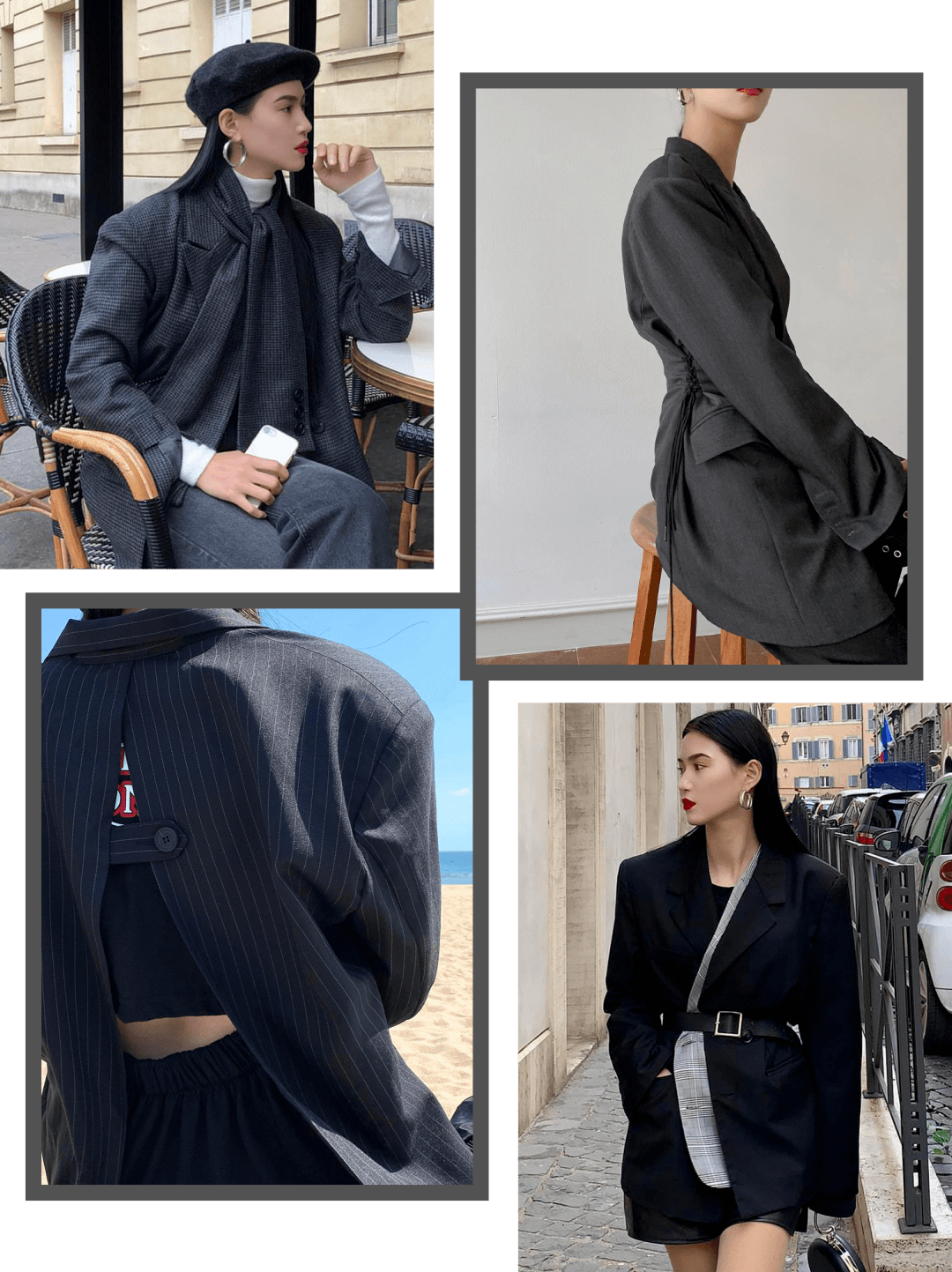 钟楚曦|南韩钟楚曦的「大佬风」穿衣模板，显高显瘦太绝了！