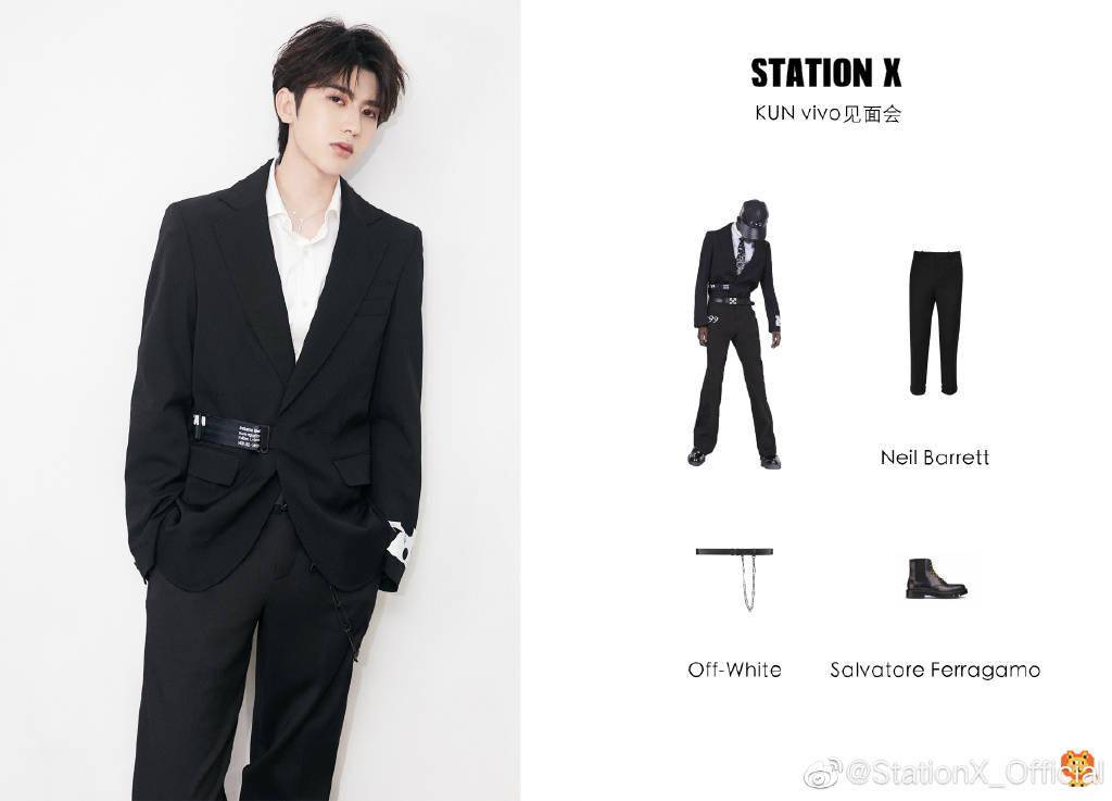 蔡徐坤|蔡徐坤3日活动造型时尚科普 完美诠释时尚先锋的非凡表现力