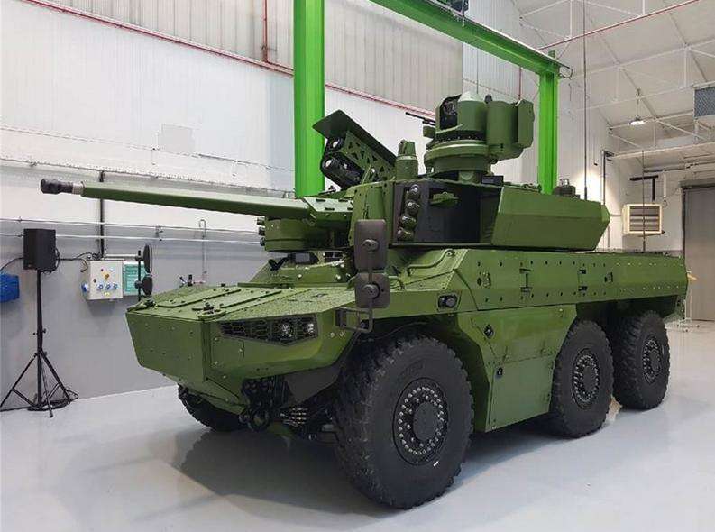 资料图:"美洲豹"ebrc6×6轮式侦察装甲车事实上,基于作战车辆平台研发