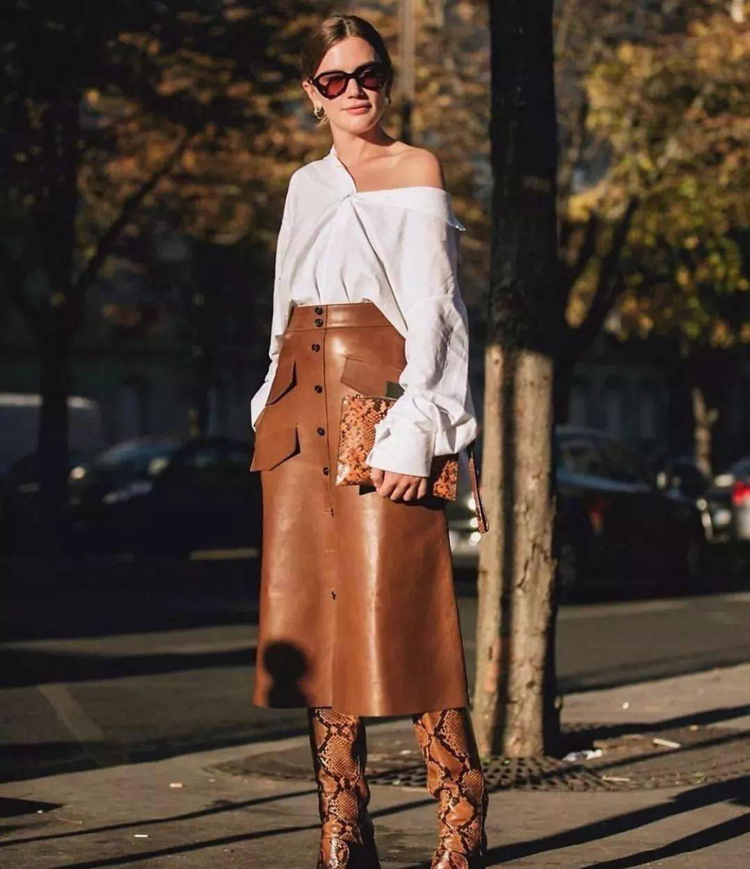 衬衫|焦糖色，秋冬最时髦的颜色！