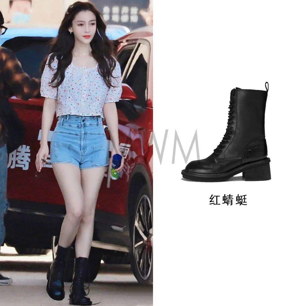 敲门砖|Angelababy进入太太圈的敲门砖，不会是红蜻蜓皮鞋吧？