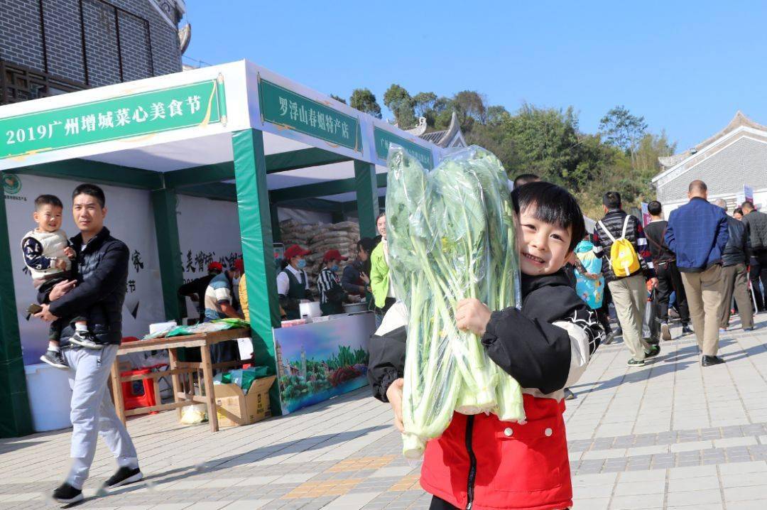 2019广州增城菜心美食节在"互联网 现代农业"发展政策的指导和支持下