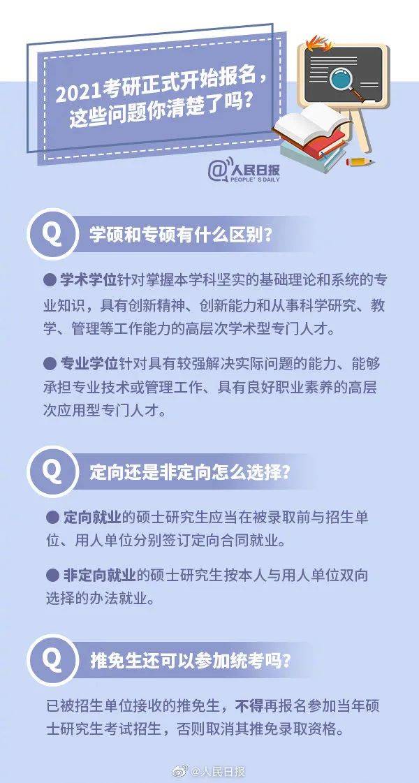 来源|2021考研正式开始报名，这些重点你要知道