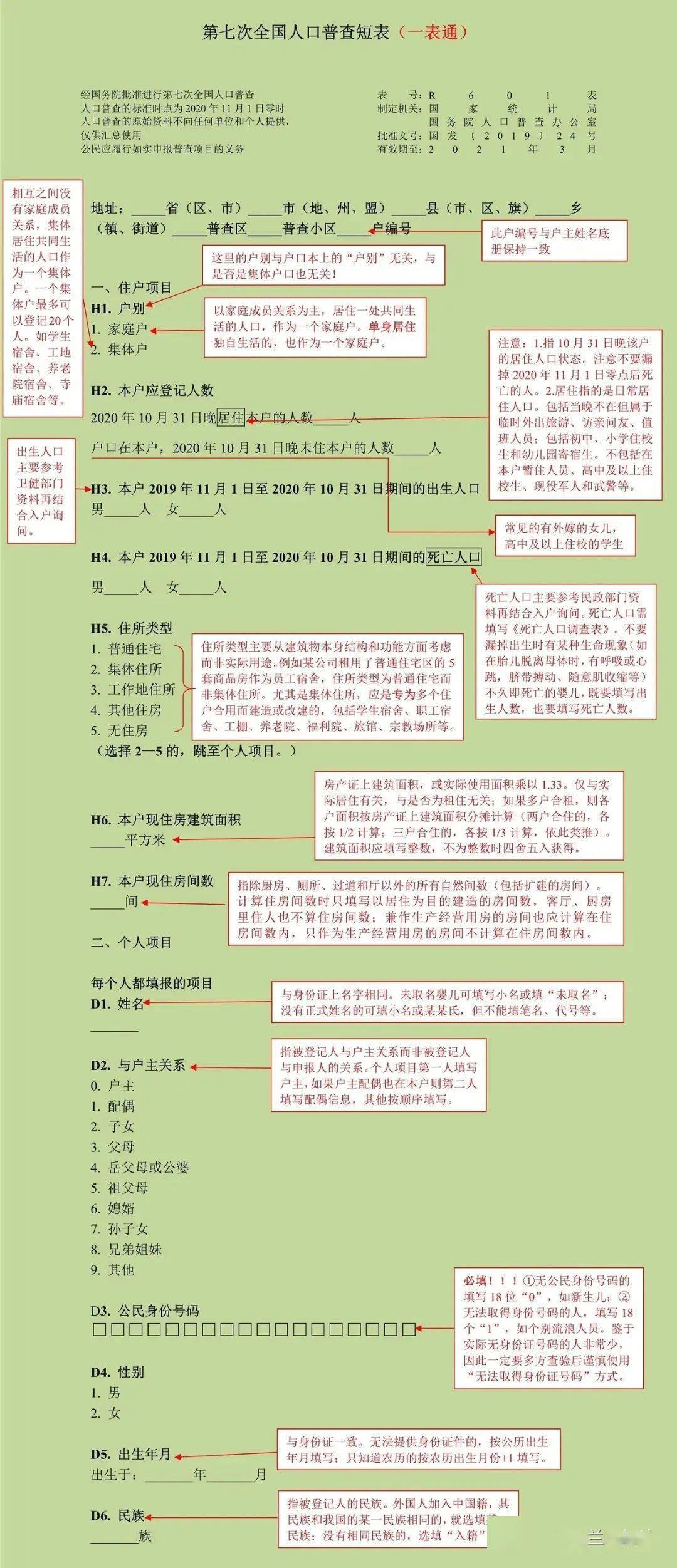 第七次人口短表_第七次人口普查长表(3)