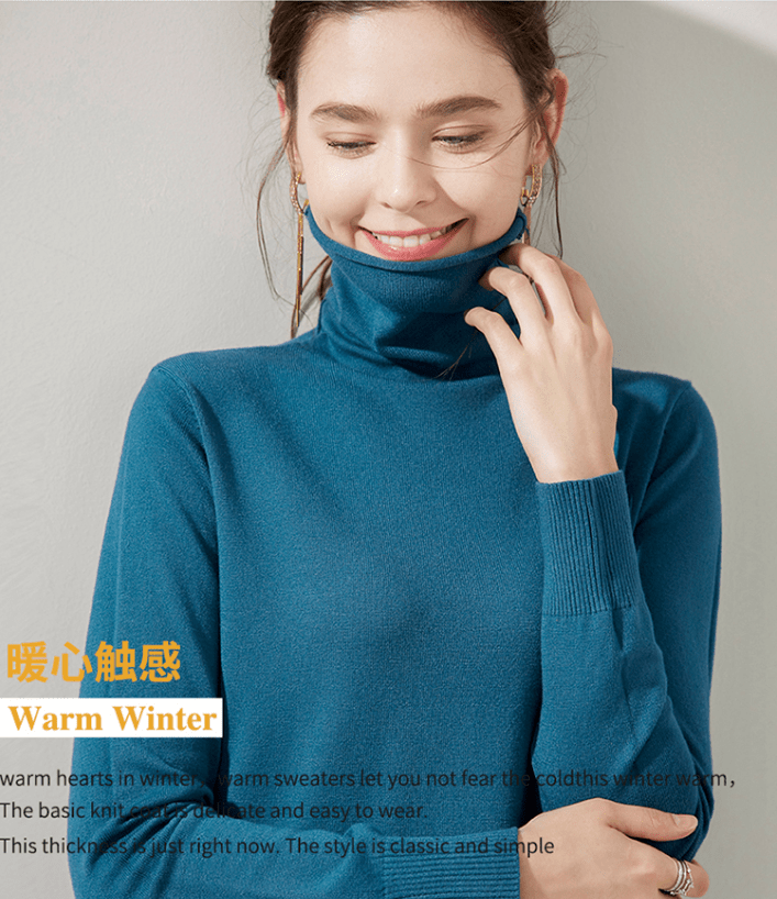 脖子|99元2件！柔软如云朵的堆堆领针织衫，时尚百搭显脸小，轻盈不臃肿！