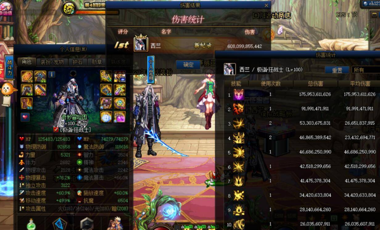 dnf伤害排名_dnf神话装备排名图