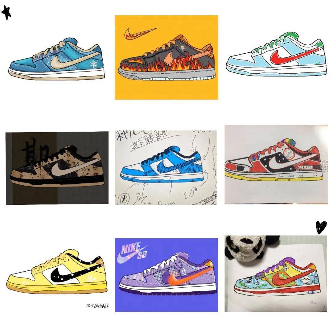 创意涂鸦赢nike sb dunk 原价购买权由