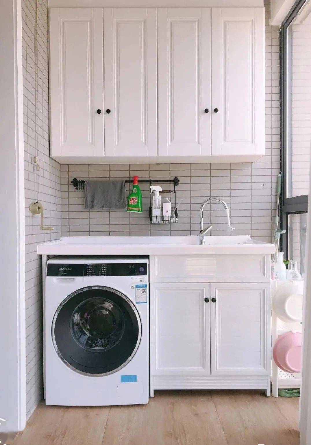 家装阳台洗衣机怎么放才对4类18款总有一款适合你家