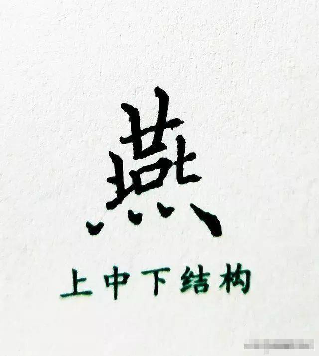 教你如何安排字的间架结构,太实用了!