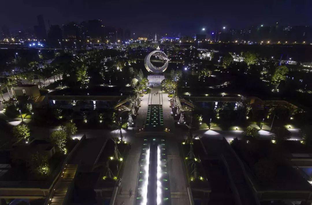 温州市城市中央绿轴公园夜景照明设计(又称世纪公园)