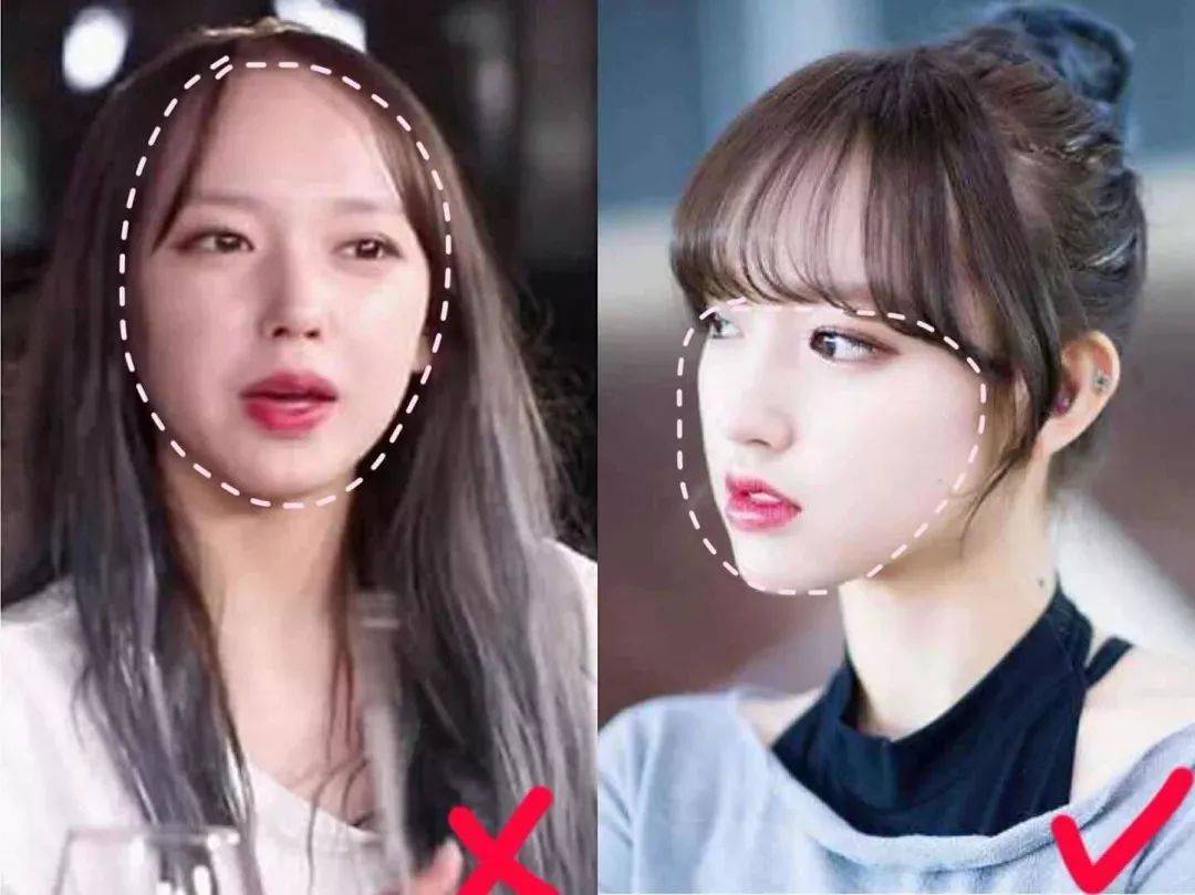 鹅蛋脸|肉脸还是大脸?选对发型你就是鹅蛋脸!