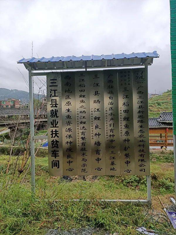 雨后的三江县良口乡晒江村