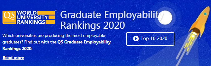 qs就业力排名2020_2020QS毕业生就业能力排行:哈佛比不过UCLA,清华亚洲第一