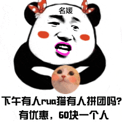 盘点名媛拼单熊猫表情包!