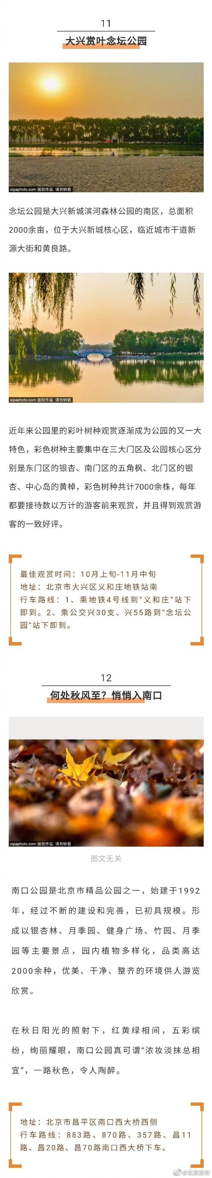 叶指南|2020北京秋季赏叶指南！