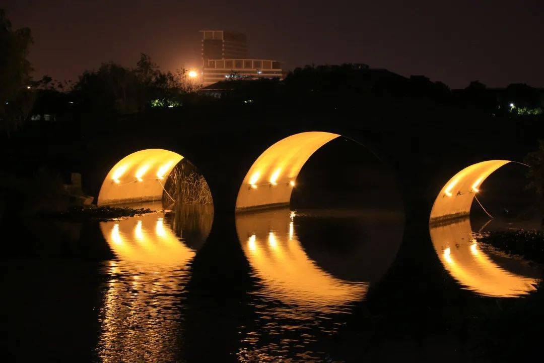 松江大学城夜景美图:每一盏点亮的灯都有故事