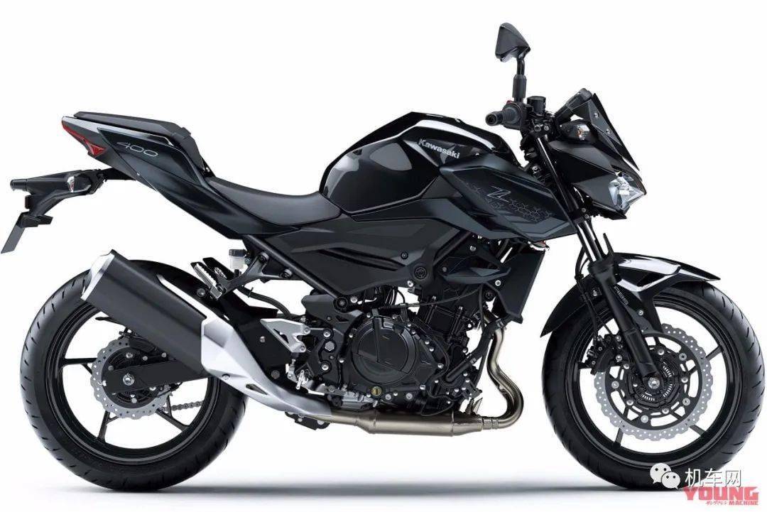 2021款川崎z400新配色,帅气金属黑