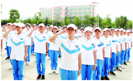 军训|惠州市第一中学高一新生军训成果展示表演超燃