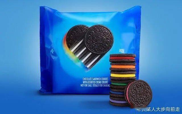 包装|奥利奥推出限量版彩虹夹心饼干!这包装设计超有爱!