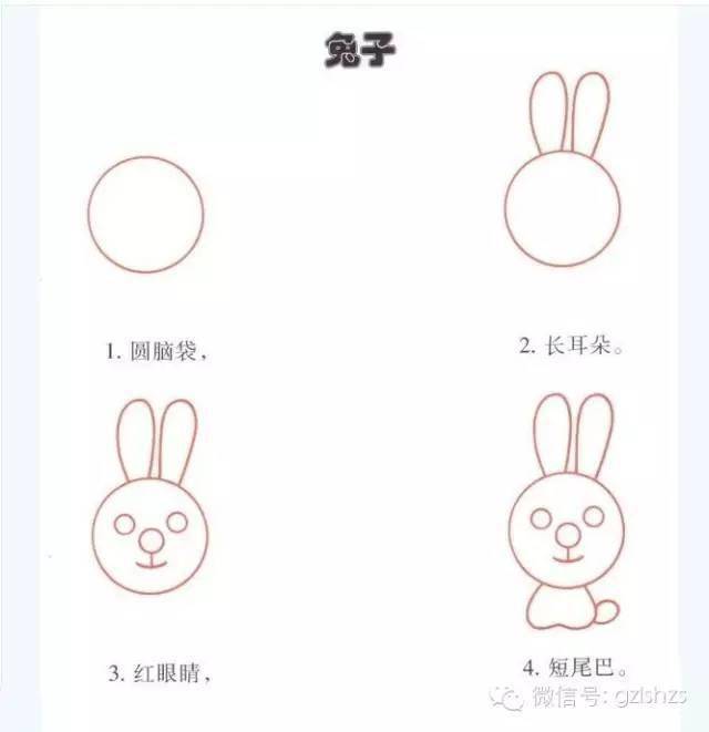幼儿园简笔画教程(1000多张教程图)