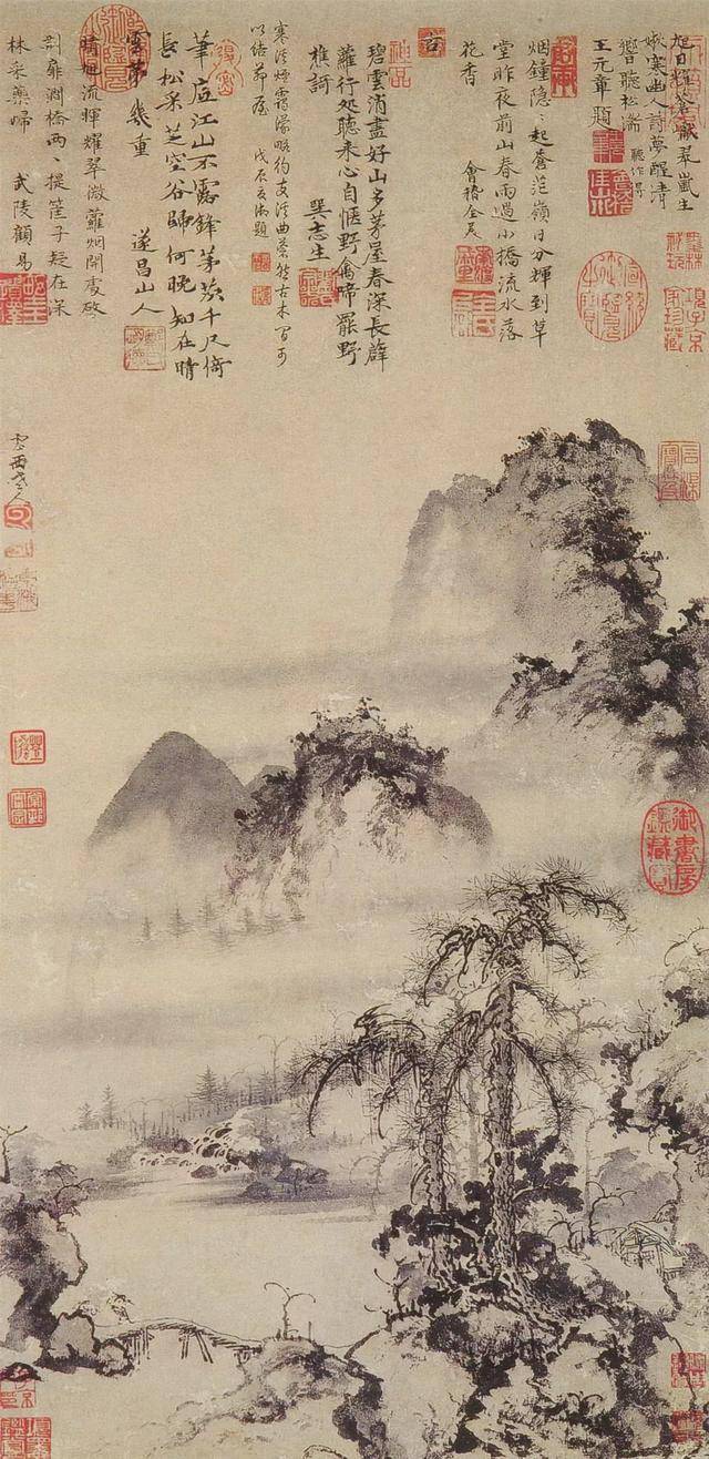 中国山水画透视_平远