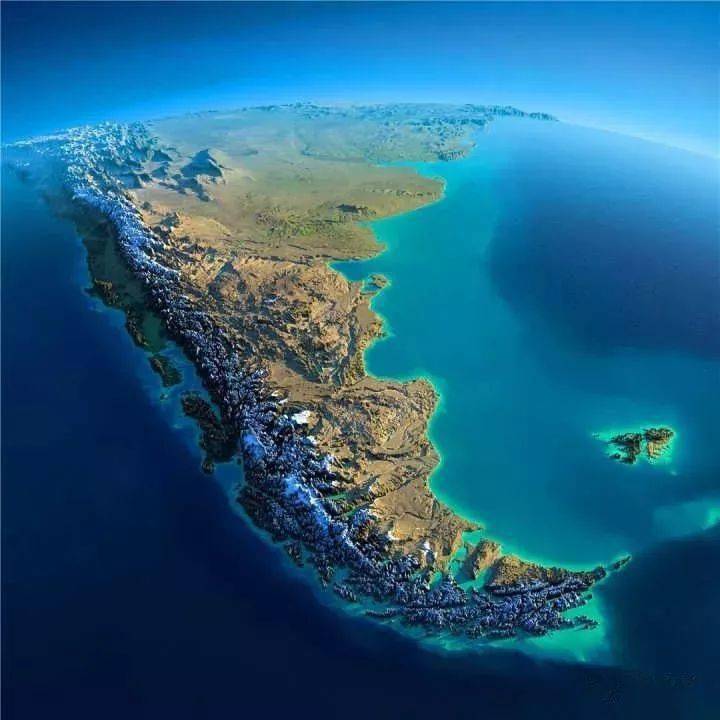 南美洲夜景图