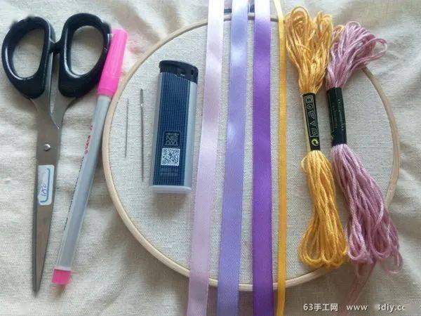 教程|丝带绣 | 奥斯汀玫瑰的绣法教程！（附:13种丝带、7种入门针法详细教程）