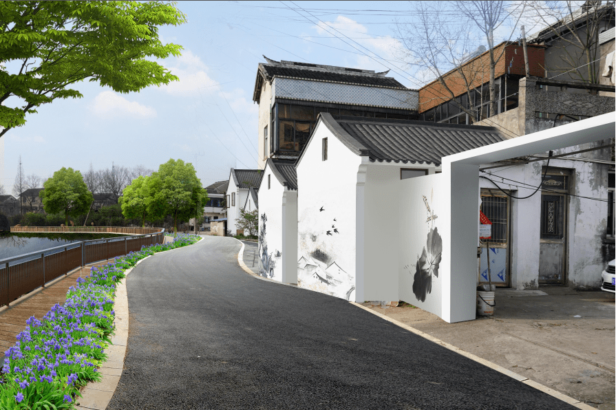 新游园新村道新墙绘区镇打造美丽乡村升级版
