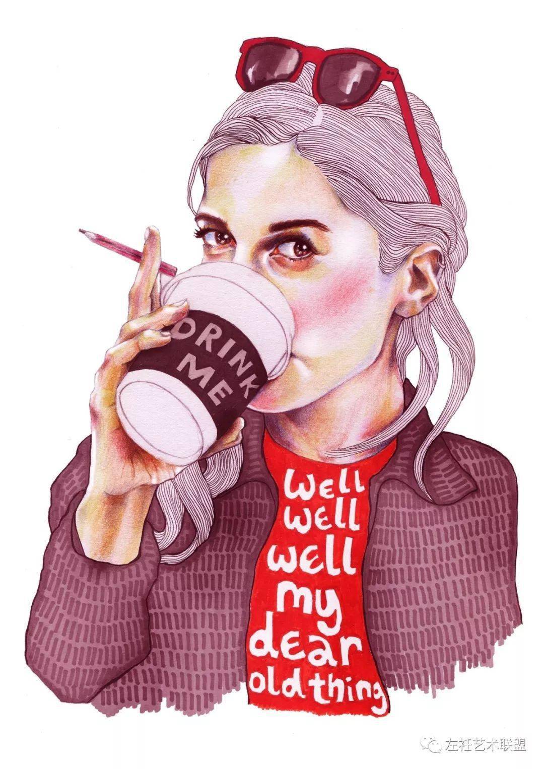 辅导|时装画探索 | Aysha Miah-Edwards不喜欢“美人”，只喜欢“怪人”