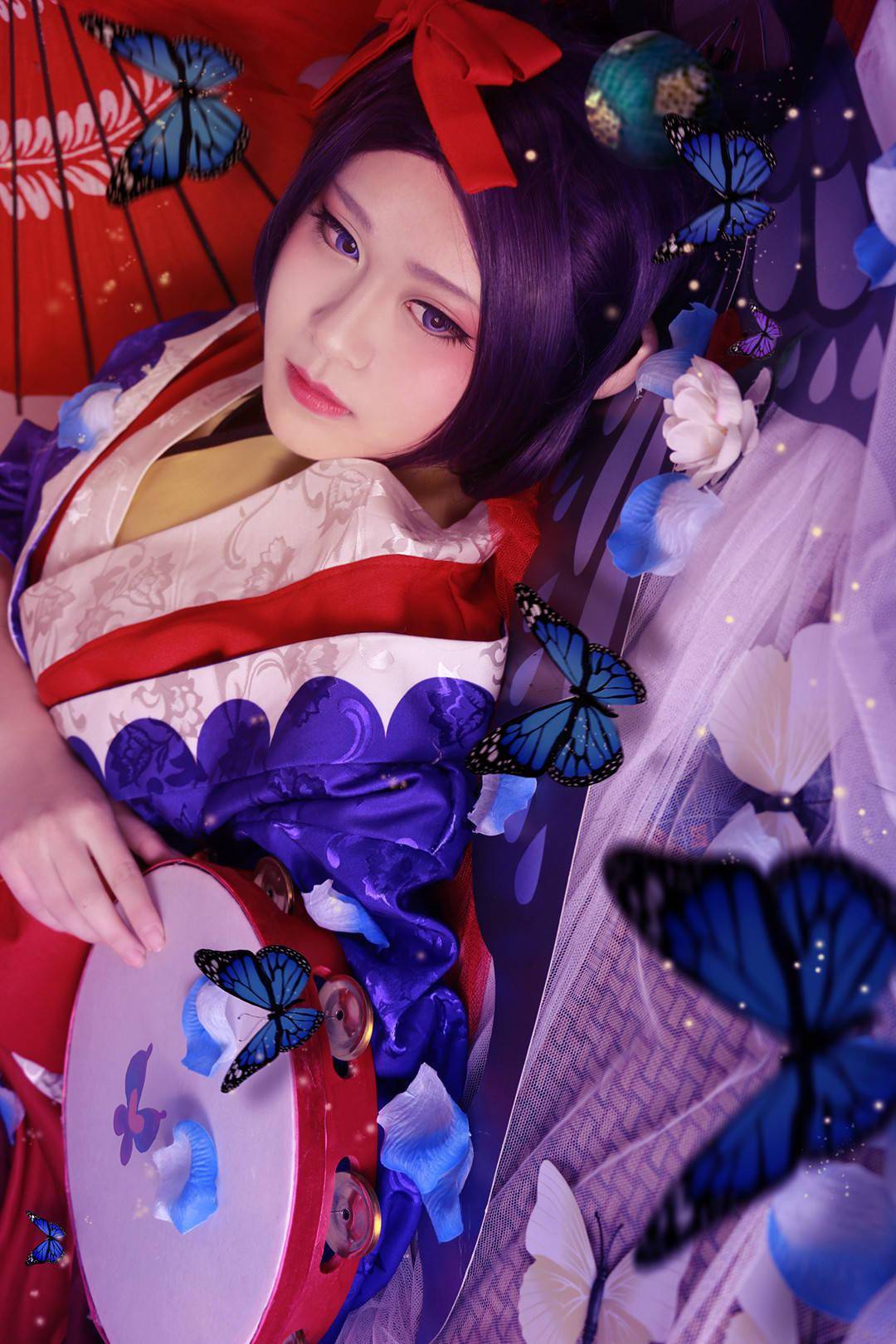 阴阳师蝴蝶精cosplay