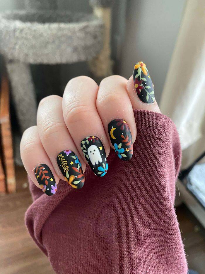 南瓜|花式美甲不流行了？南瓜美甲更时尚！