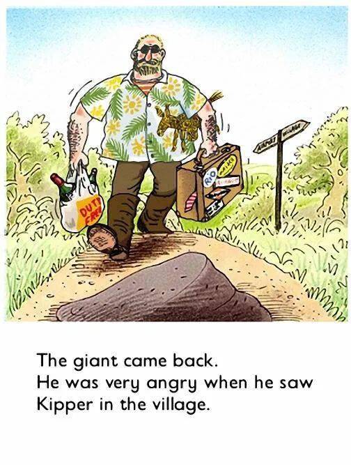 【水苹果本月绘本推荐 kipper and the giant