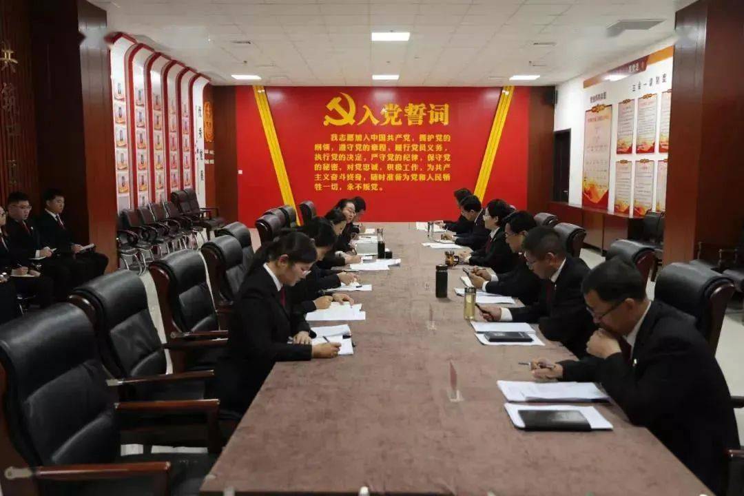 濮阳市中级人民法院22个党支部分别召开
