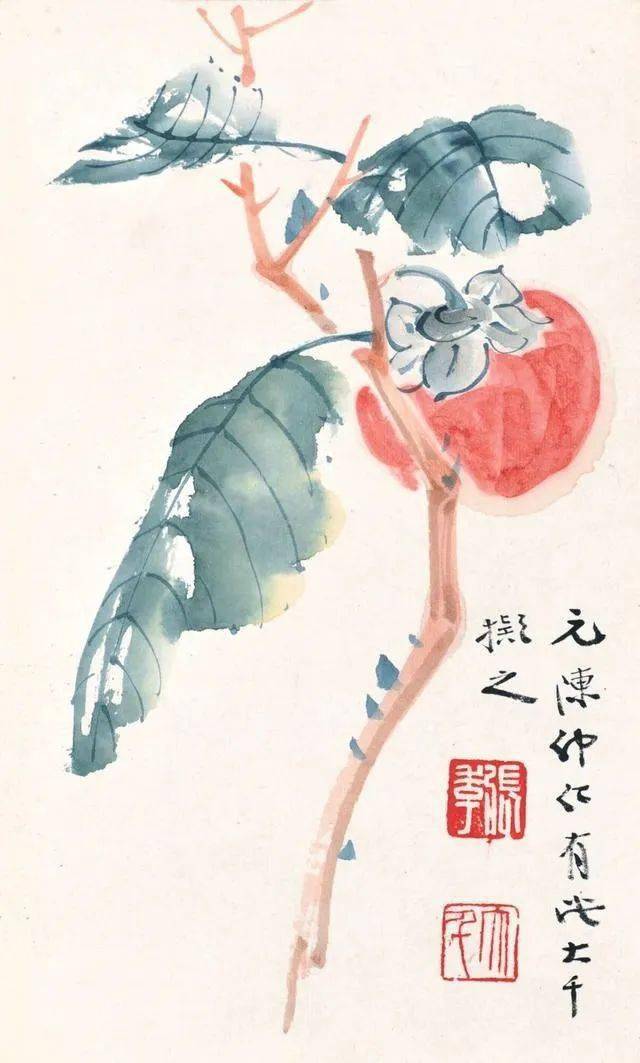 赏析张大千的花鸟册页静美