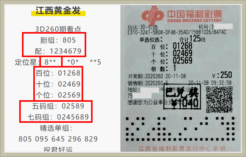 3d261期资深玩家倾情力作,仅供参考!