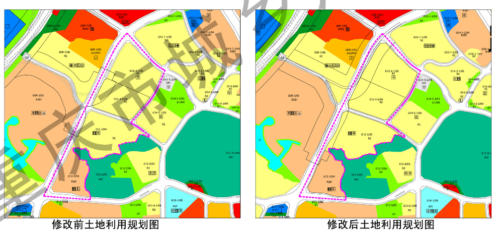 大杨石水土等组团地块调规涉及降容限高