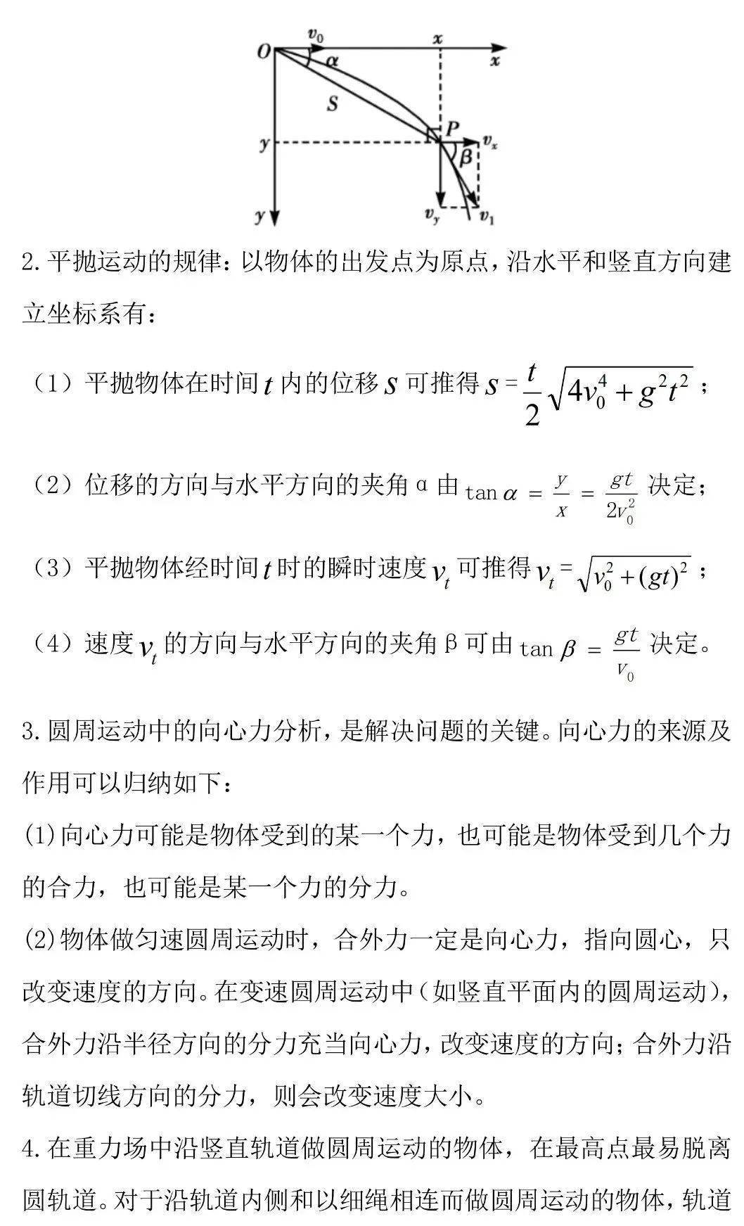 复习|高考物理丨280+理综学霸整理一轮复习物理易错知识点超全汇总！（可打印）