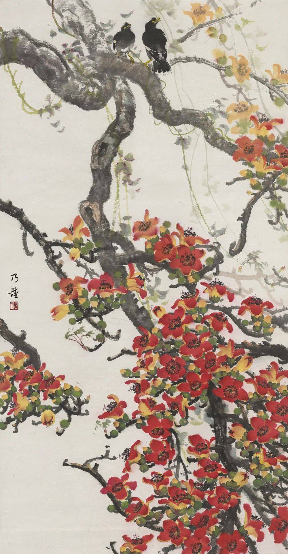 南国大地,粤色花语:广州举办2020花鸟画名家作品邀请展_cm