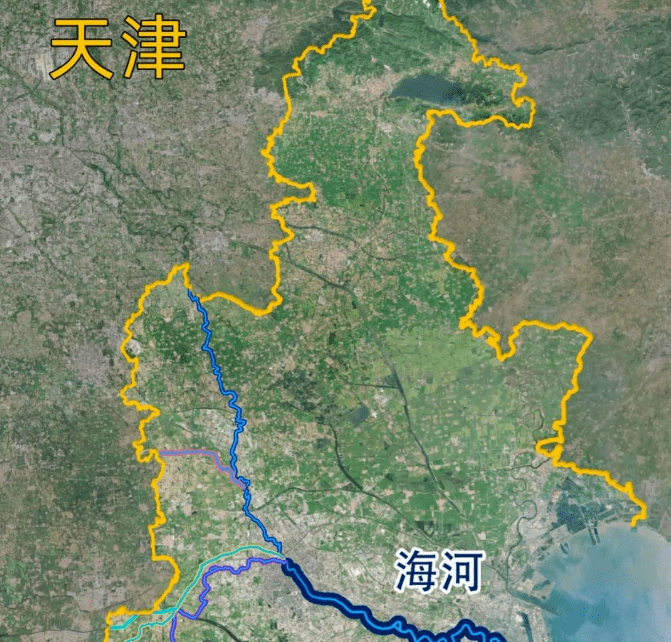 它占据山,河,湖,海等优厚自然地理条件, 中国七大水系之一海河的五大