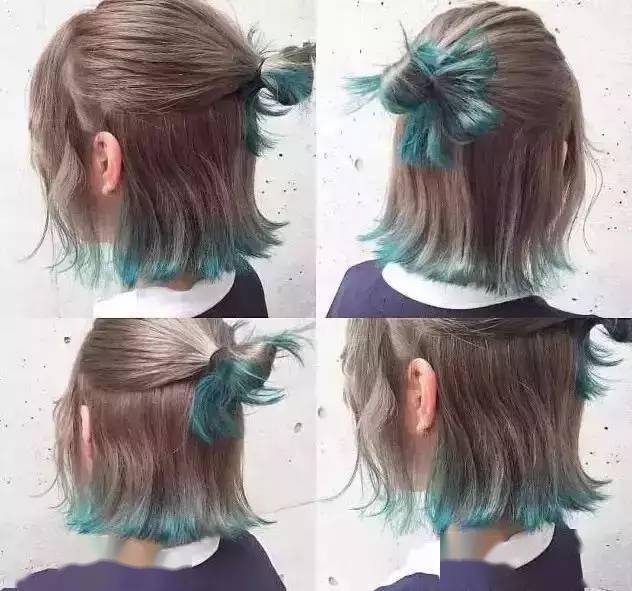 发型|最流行的“裙摆染”发型，美到你了吗？