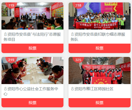 资阳这些志愿服务明星入选先进典型候选名单