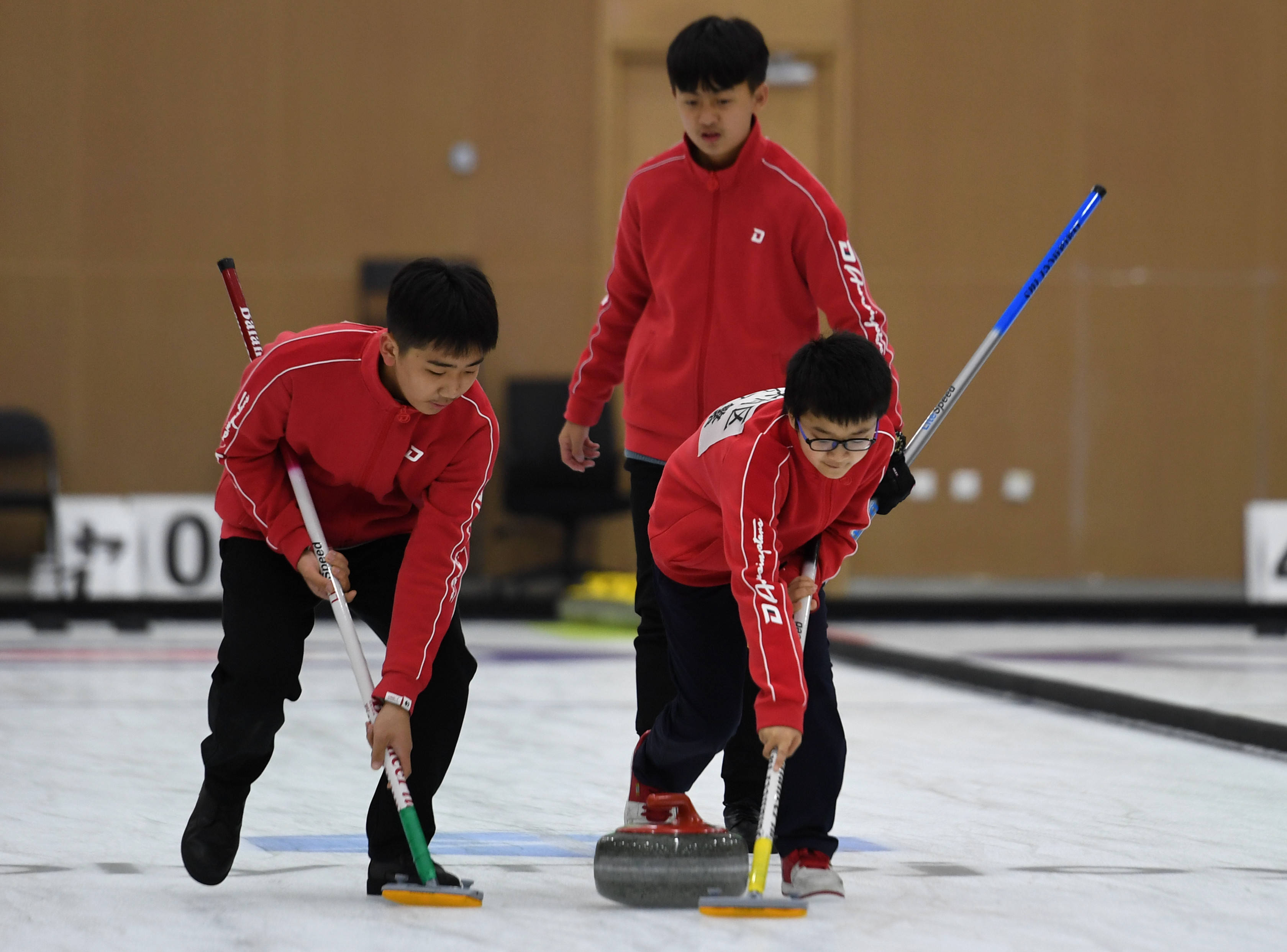 冰壶——2020年北京市青少年冰壶锦标赛开赛