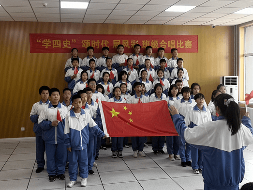 学"四史,颂时代,展风采 小东庄中学开展班级合唱比赛活动