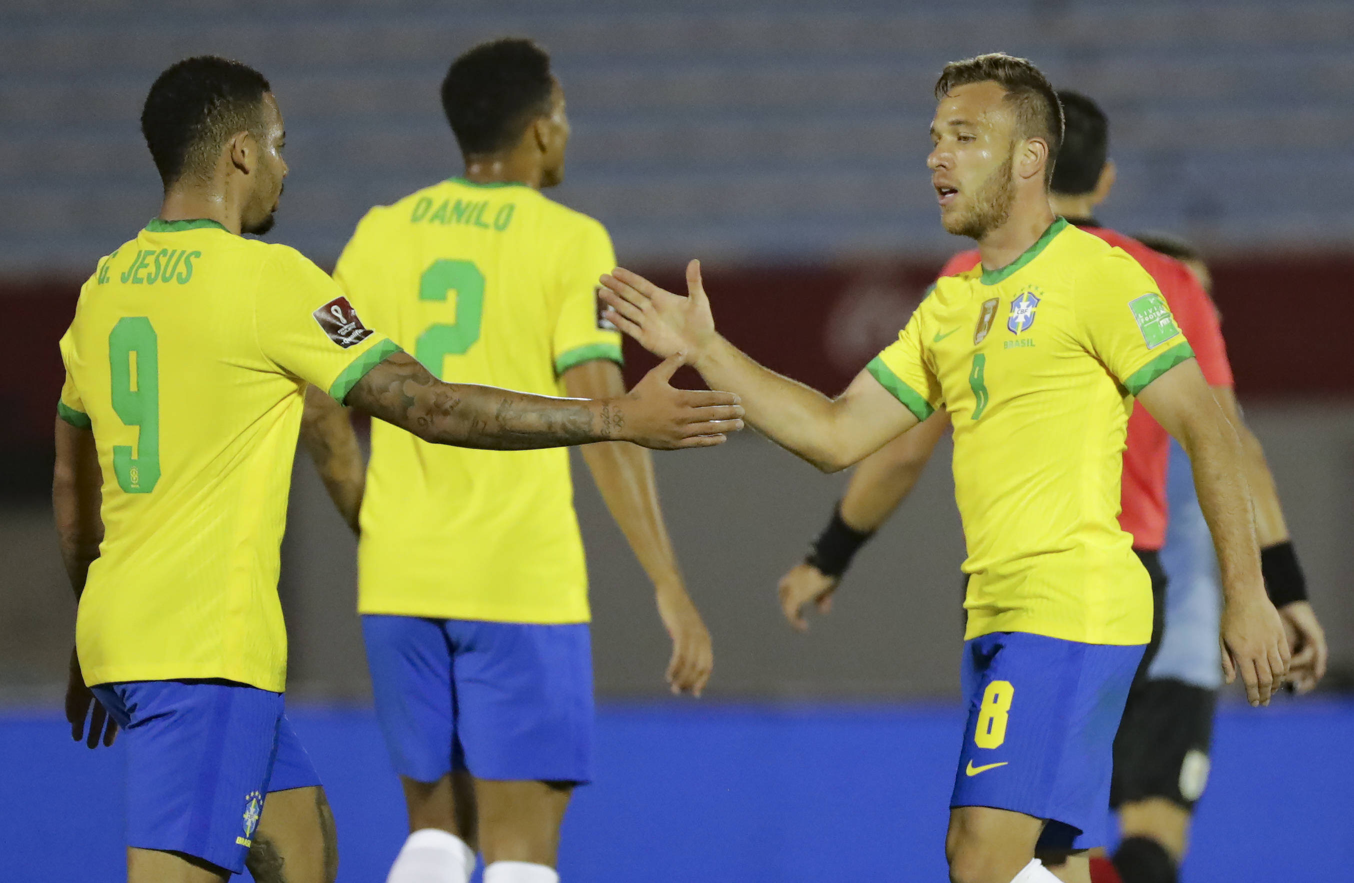 
足球——世界杯南美区预选赛：巴西胜乌拉圭_BOB体育app