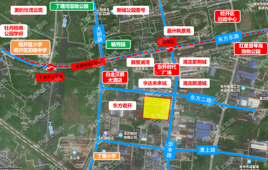 常州|经开区上新!4宗宅地总面积约10.22万㎡ 最高7500